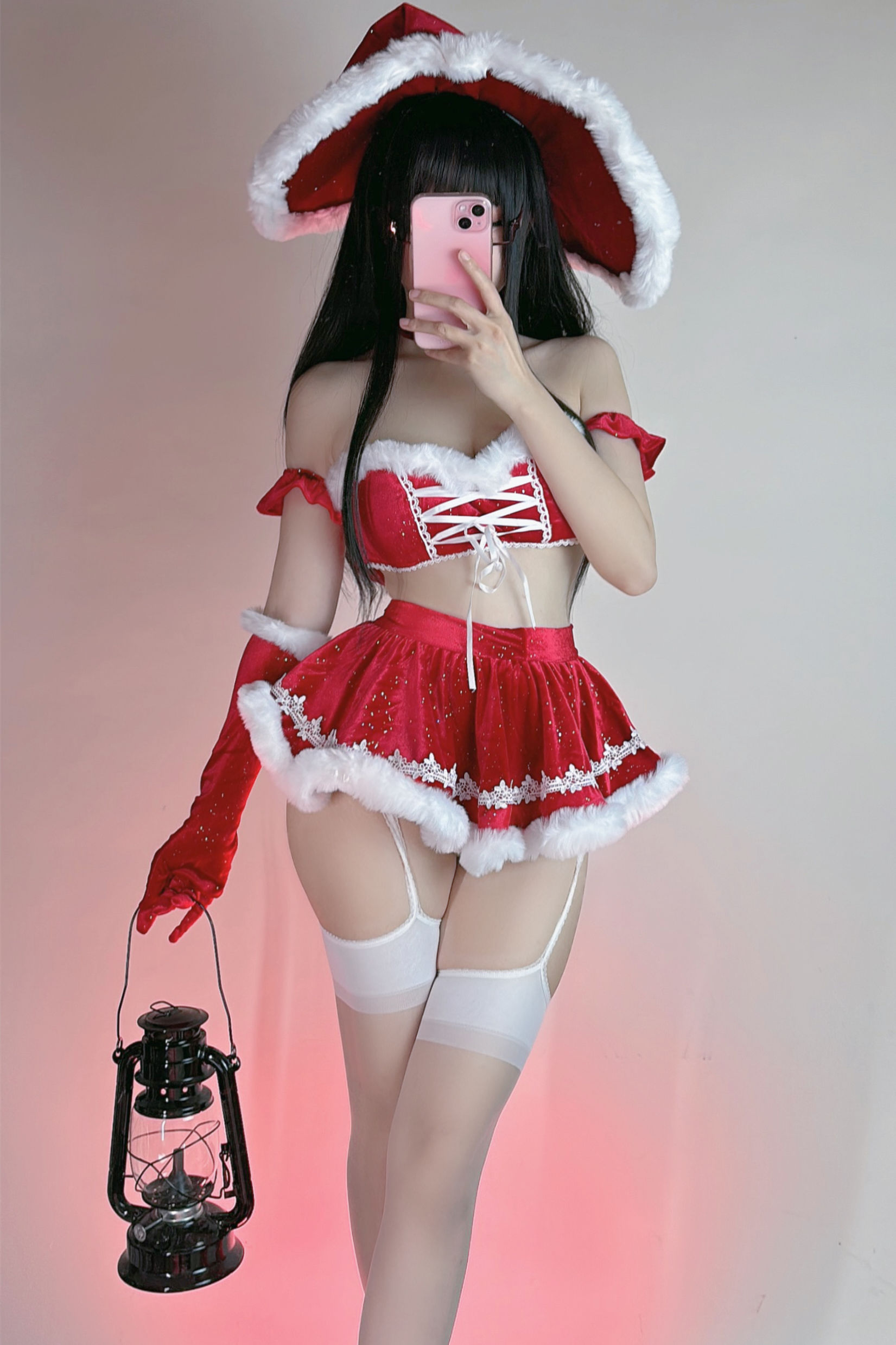 美女网红miko酱ww性感自拍私摄写真图片圣诞魔女